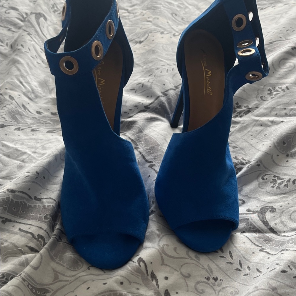Anne Michelle Vibrant Blue Heels